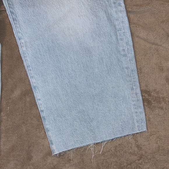 NWT Madewell Petite Perfect Vintage Wide-Leg Crop Jean in Ward Wash - Picture 11 of 11